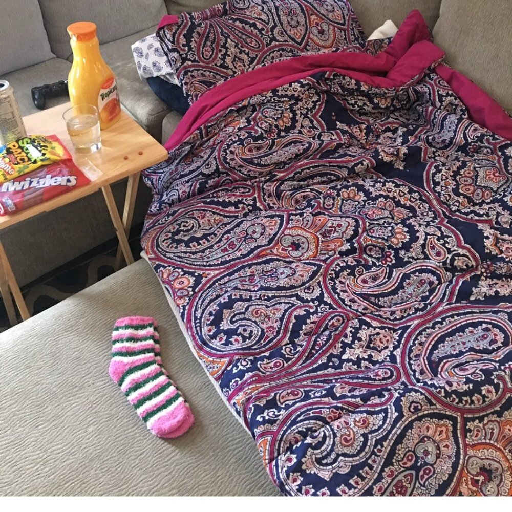 ISO Mainstays Paisley Scarf Comforter Bedding Bed in a Bag